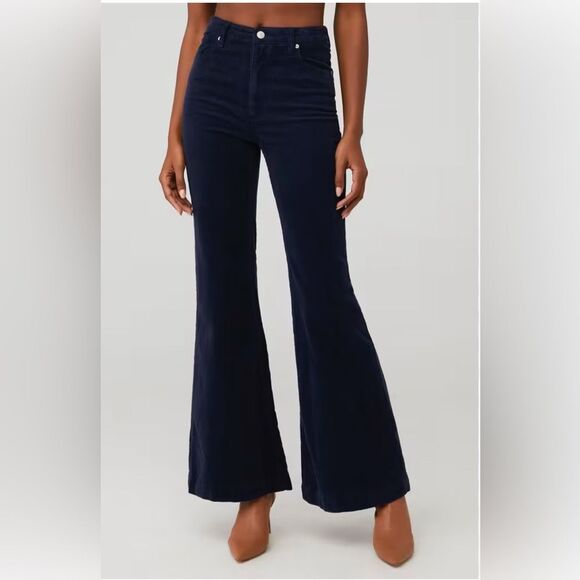 ROLLA'S Eastcoast flare corduroy in Navy. Boho 70’s inspired bell bottoms 27 NWT - Picture 2 of 11